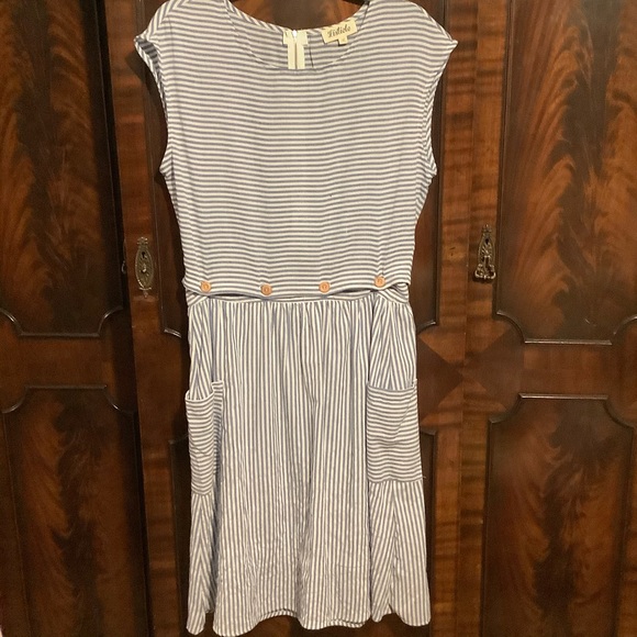 Listicle Linen Dress Top/Skirt Size L - Picture 3 of 5